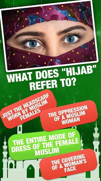 Islamic General Knowledge Quiz на Андроид — Открыты все вопросы и подсказки — скриншот 3