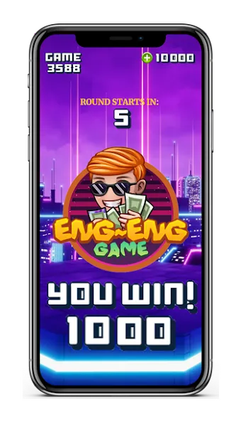 Eng-Eng Game на Андроид — Мод Безлимитные подсказки и все слова открыты — скриншот 3