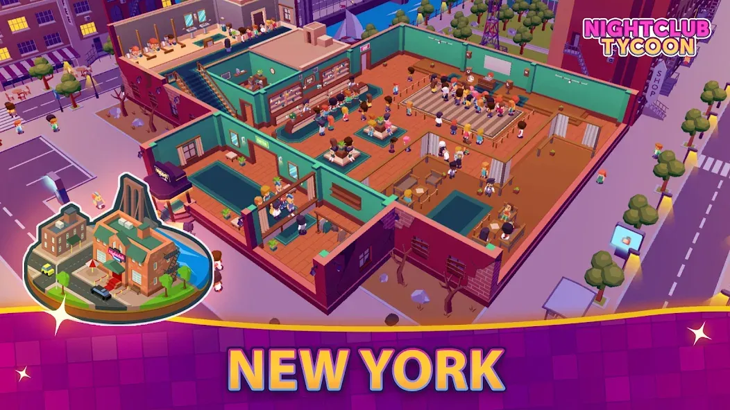 Скачать Nightclub Tycoon: Idle Empire на Андроид — Безлимитные деньги и энергия — скриншот 3