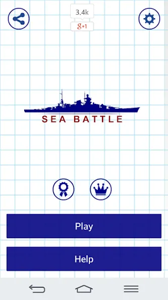 Battle at Sea MOD APK — Безлимитные ресурсы и мощный флот — скриншот 1