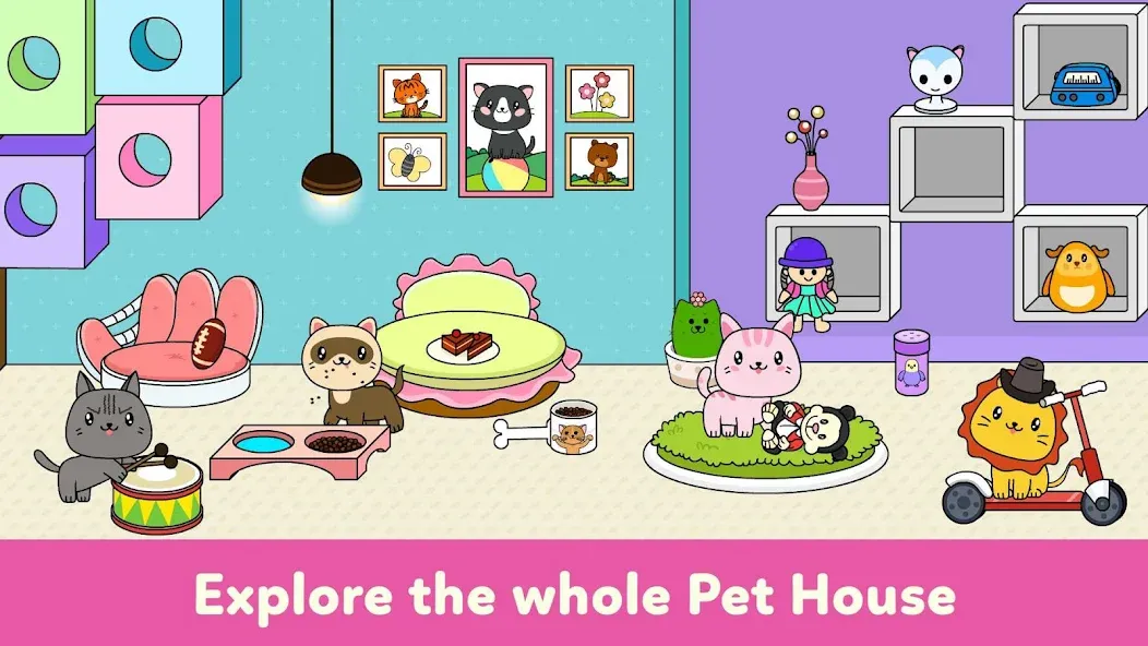 Tizi Town - My Pet Daycare (Мод Все питомцы и локации открыты) — скриншот 2