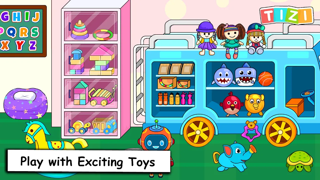 Взломанная My Tizi Town Daycare Baby Game на Андроид — Безлимитные монеты и все предметы — скриншот 2