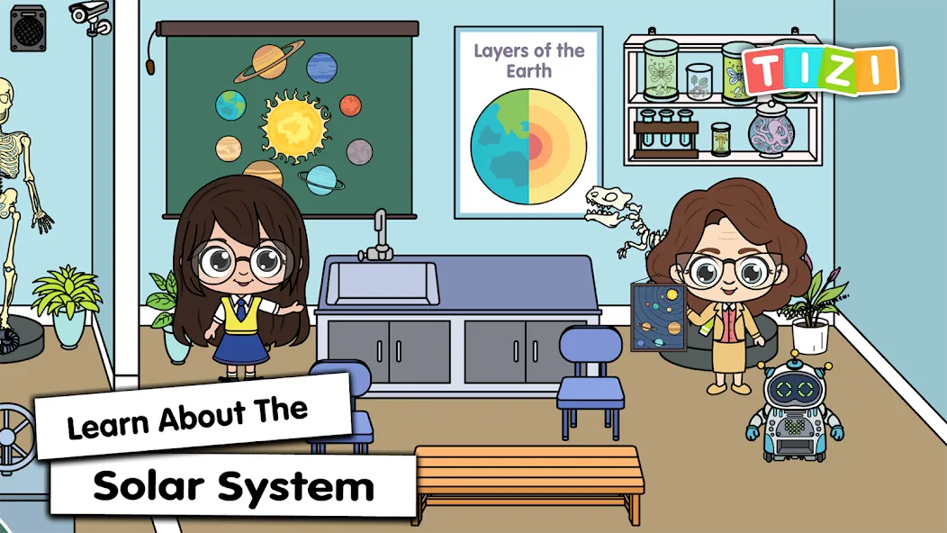 Tizi Town - My School Games (Мод Открыты все школьные локации) — скриншот 4