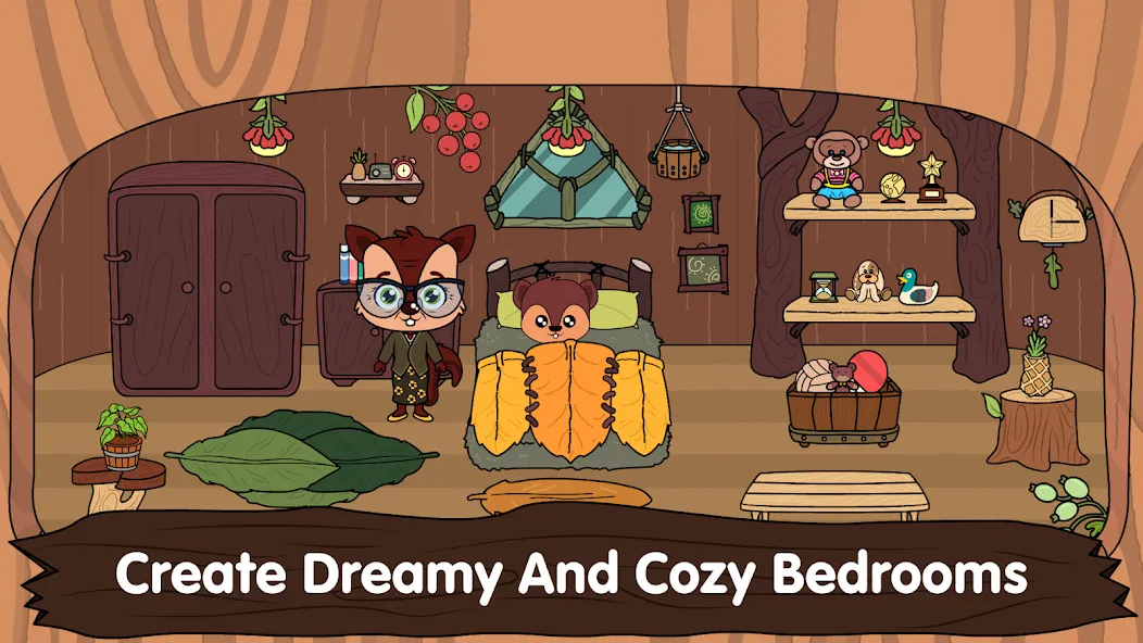 Скачать Animal Town - My Squirrel Home на Android — Безлимитные монеты и все предметы — скриншот 2 Скачать Animal Town - My Squirrel Home на Android — Безлимитные монеты и все предметы — скриншот 2