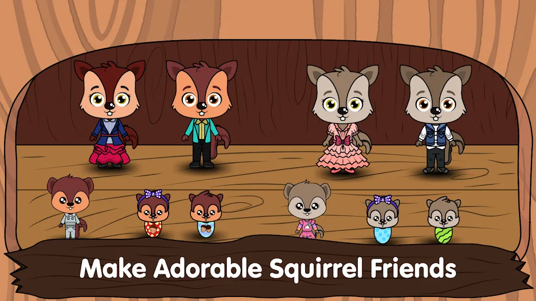 Скачать Animal Town - My Squirrel Home на Android — Безлимитные монеты и все предметы — скриншот 3 Скачать Animal Town - My Squirrel Home на Android — Безлимитные монеты и все предметы — скриншот 3