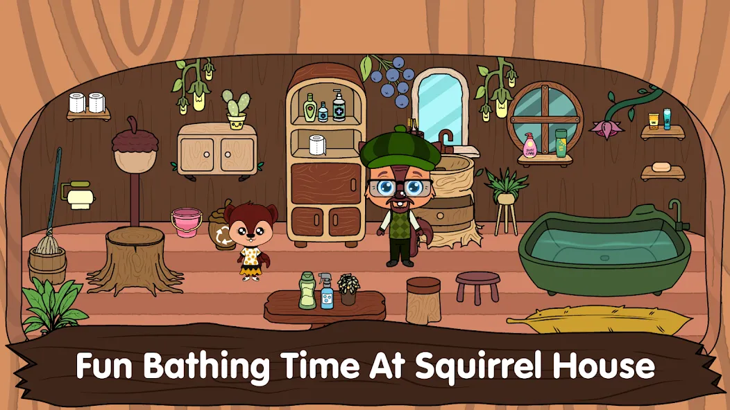 Скачать Animal Town - My Squirrel Home на Android — Безлимитные монеты и все предметы — скриншот 4 Скачать Animal Town - My Squirrel Home на Android — Безлимитные монеты и все предметы — скриншот 4