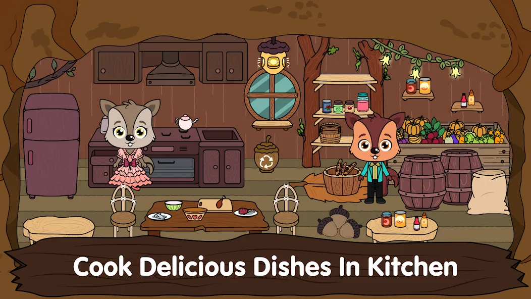 Скачать Animal Town - My Squirrel Home на Android — Безлимитные монеты и все предметы — скриншот 5 Скачать Animal Town - My Squirrel Home на Android — Безлимитные монеты и все предметы — скриншот 5