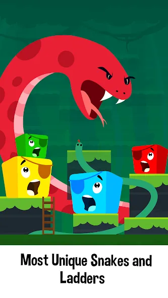Скачать Snake and Ladder Games (Мод: Без рекламы и всё разблокировано) на Андроид — скриншот 1