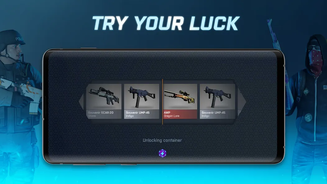 Скачать взлом Case Opener - skins simulator на Андроид — Много монет и все скины — скриншот 3
