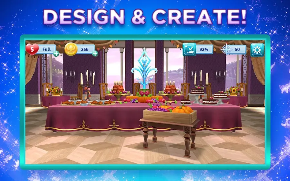 Disney Frozen Adventures на Андроид — Мод Безлимитные ресурсы и открытые уровни — скриншот 2 Disney Frozen Adventures на Андроид — Мод Безлимитные ресурсы и открытые уровни — скриншот 2