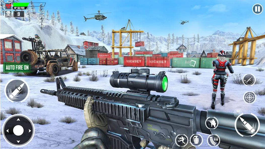 Скачать First Person Shooter Mode (Мод: Режим шутера от первого лица) на Андроид — скриншот 2