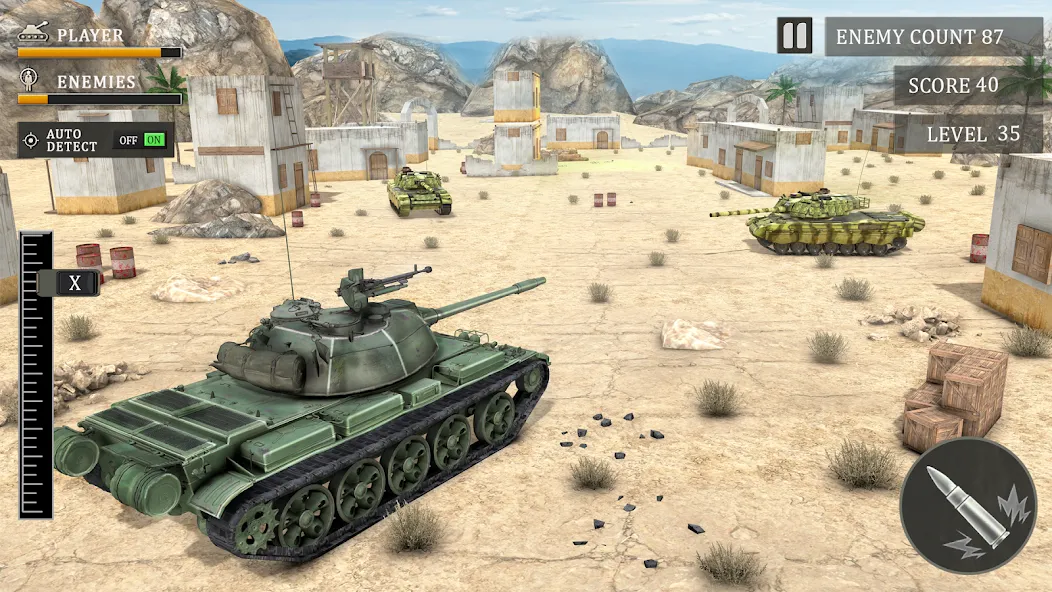 Tank Fury: Battle of Steels MOD — Безлимитные ресурсы и мощные танки на Андроид — скриншот 4