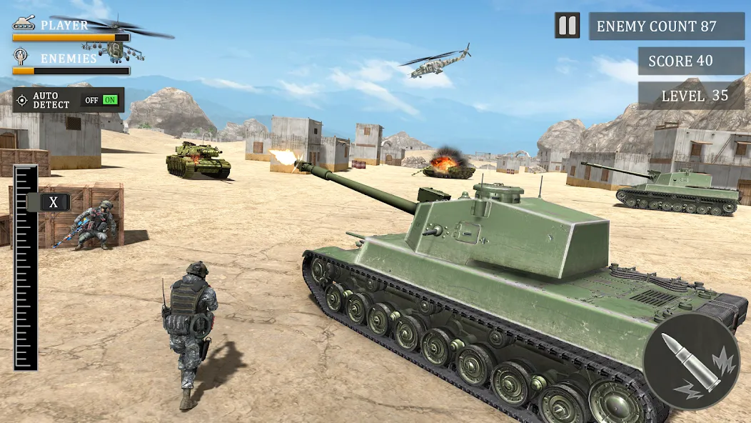 Tank Fury: Battle of Steels MOD — Безлимитные ресурсы и мощные танки на Андроид — скриншот 5
