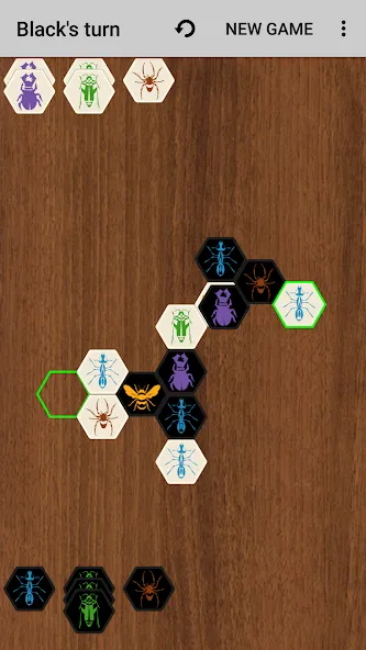 Скачать Hive with AI (board game] — Модификация Умный искусственный интеллект без ограничений — скриншот 4