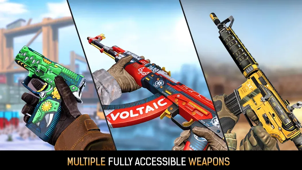 Gun Game: Hero FPS Shooter Mod APK Безлимитные патроны и мощное оружие — Скачать на Андроид — скриншот 5 Gun Game: Hero FPS Shooter Mod APK Безлимитные патроны и мощное оружие — Скачать на Андроид — скриншот 5