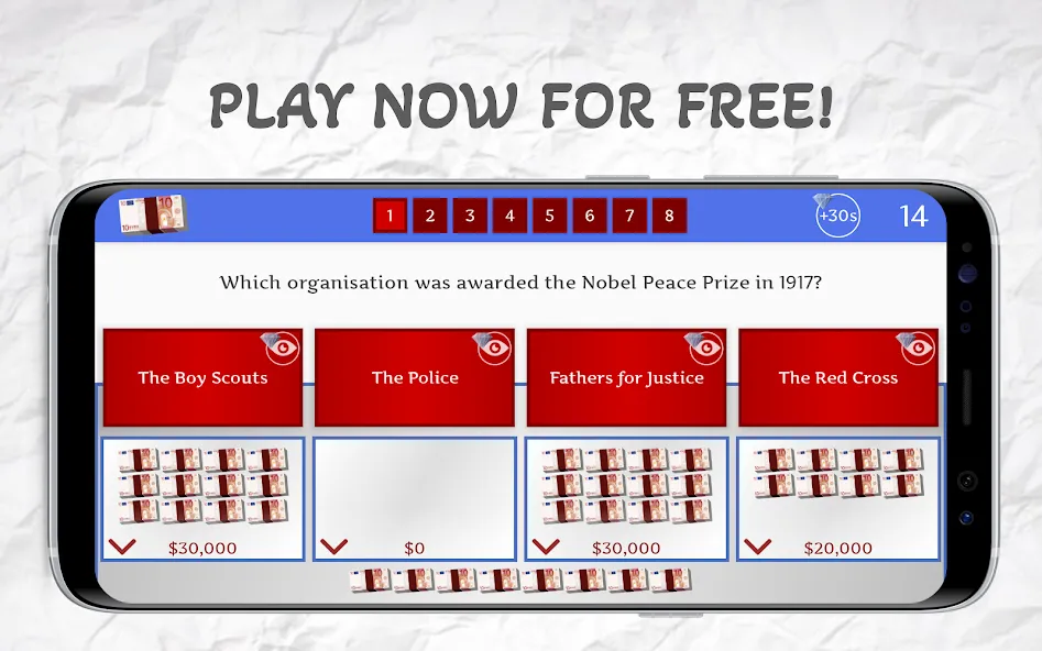 Money Drop - Trivia Quiz Game на Андроид — Мод Безлимитные деньги и подсказки — скриншот 3