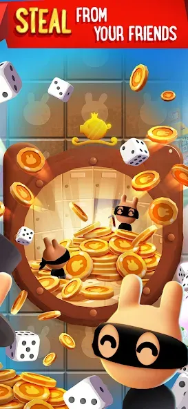 Board Kings: Board Dice Games (Мод Безлимитные броски и монеты) — скриншот 5