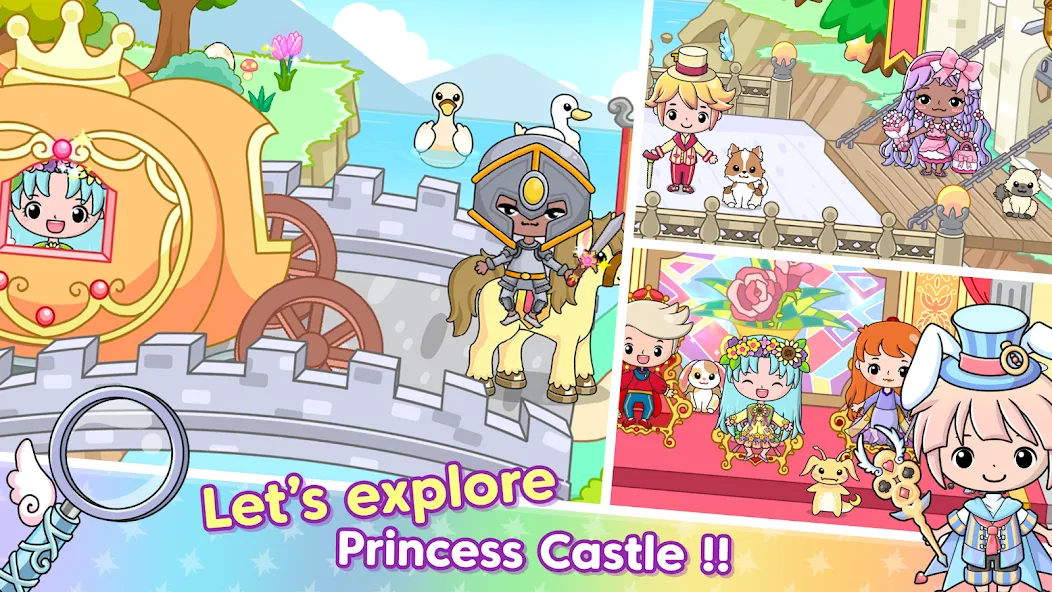 Скачать Jibi Land : Princess Castle на телефон — Много монет и всё открыто — скриншот 1