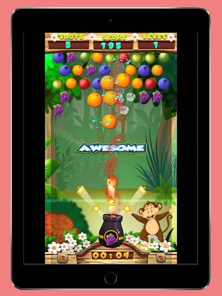 Скачать Fruits Shooter Pop с модом — Безлимитные жизни и усилители — скриншот 3