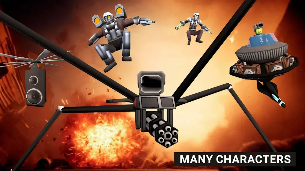 Взломанная Last Play: Ragdoll Sandbox на Андроид — Безлимитные предметы и оружие — скриншот 5