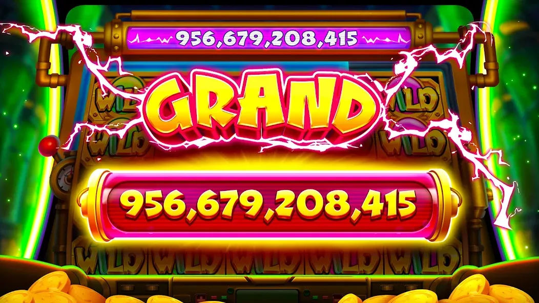 Взлом Jackpot Master™ Slots - Casino — Безлимитные монеты и бесплатные вращения — скриншот 4