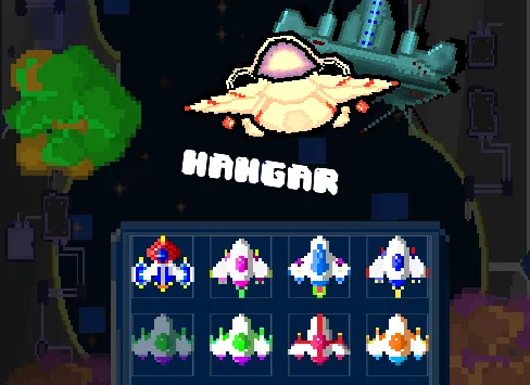 Взлом Galaxiga Retro Arcade Action — Безлимитные деньги и усиленное оружие — скриншот 4