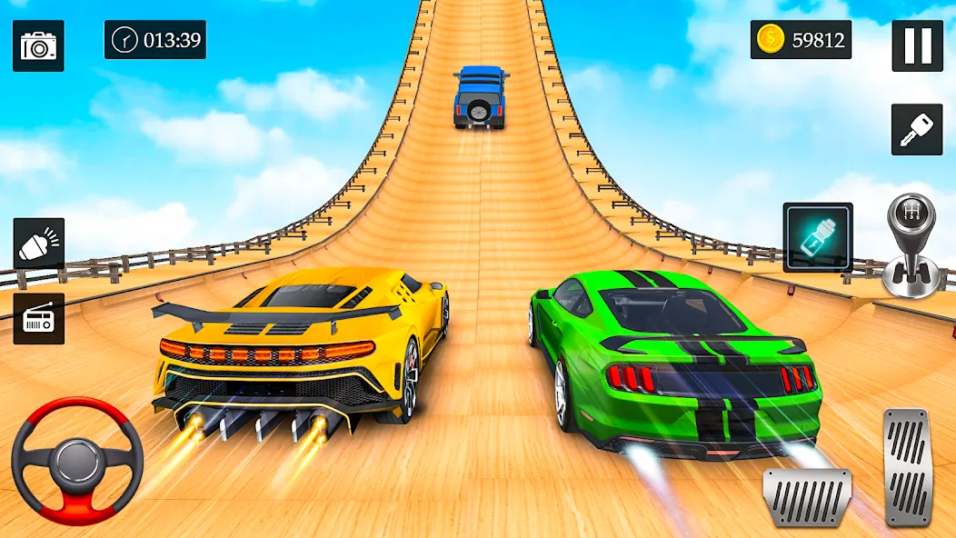 Скачать Ramp Car Stunt Racing Game на телефон — Безлимитные деньги и все машины открыты — скриншот 2 Скачать Ramp Car Stunt Racing Game на телефон — Безлимитные деньги и все машины открыты — скриншот 2