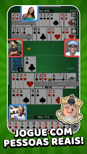Взломанная Buraco Jogatina: Card Games на Андроид — Безлимитные монеты и бонусы — скриншот 1