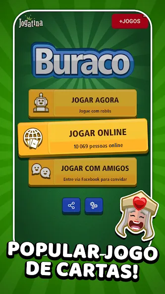 Взломанная Buraco Jogatina: Card Games на Андроид — Безлимитные монеты и бонусы — скриншот 2