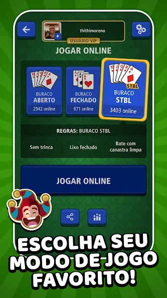 Взломанная Buraco Jogatina: Card Games на Андроид — Безлимитные монеты и бонусы — скриншот 3