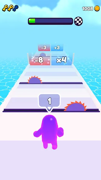 Скачать Join Blob Clash 3D: Mob Runner на телефон — Безлимитные деньги и все скины — скриншот 1