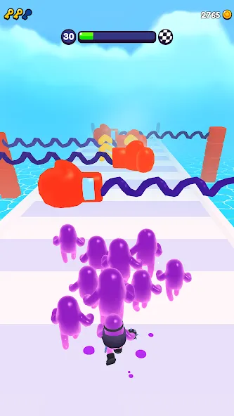 Скачать Join Blob Clash 3D: Mob Runner на телефон — Безлимитные деньги и все скины — скриншот 2