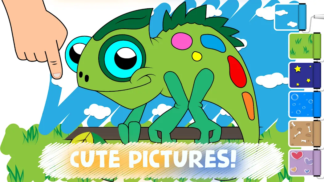 Easy coloring pages for kids на Андроид — Разблокированы все раскраски — скриншот 4