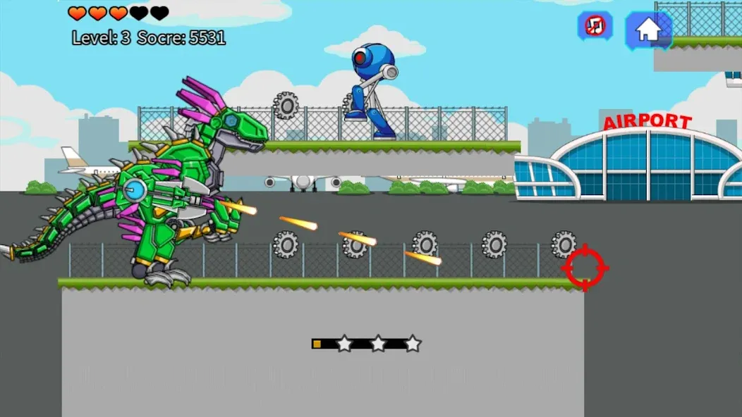 Скачать взломанную Velociraptor Rex Dino Robot — Много денег и все динозавры открыты — скриншот 2