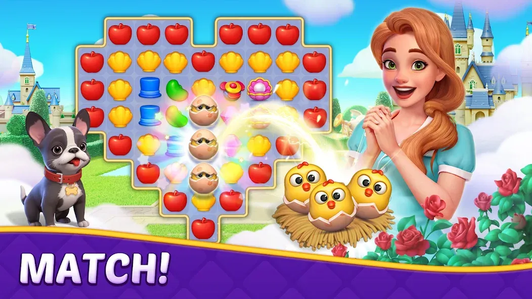 Matching Story - Puzzle Games (Мод Безлимитные подсказки и ходы) — скриншот 4 Matching Story - Puzzle Games (Мод Безлимитные подсказки и ходы) — скриншот 4