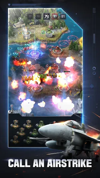 Gunship Battle Total Warfare на Андроид — Безлимитные ресурсы и усиленный флот — скриншот 3