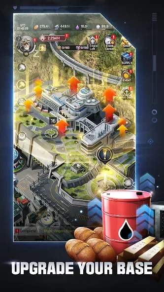 Gunship Battle Total Warfare на Андроид — Безлимитные ресурсы и усиленный флот — скриншот 5