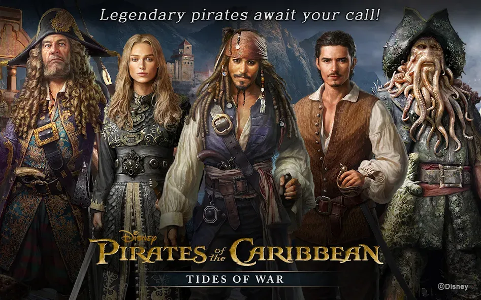 Скачать Pirates of the Caribbean: ToW на телефон — Безлимитные ресурсы и мощный флот — скриншот 2