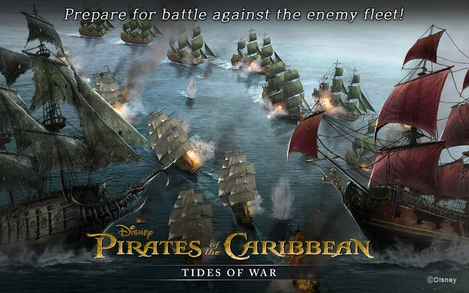 Скачать Pirates of the Caribbean: ToW на телефон — Безлимитные ресурсы и мощный флот — скриншот 4