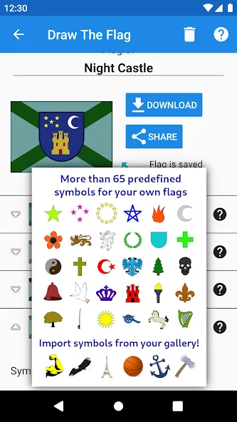 Draw The Flag - Quiz & Maker (Мод Все флаги разблокированы и без рекламы) — скриншот 5 Draw The Flag - Quiz & Maker (Мод Все флаги разблокированы и без рекламы) — скриншот 5