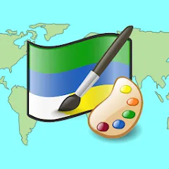 Draw The Flag - Quiz & Maker (Мод Все флаги разблокированы и без рекламы)