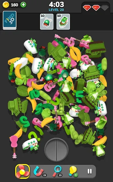 Скачать Find 3D - Match 3D Items с модом — Безлимитные подсказки и пропуски — скриншот 2