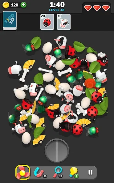 Скачать Find 3D - Match 3D Items с модом — Безлимитные подсказки и пропуски — скриншот 4