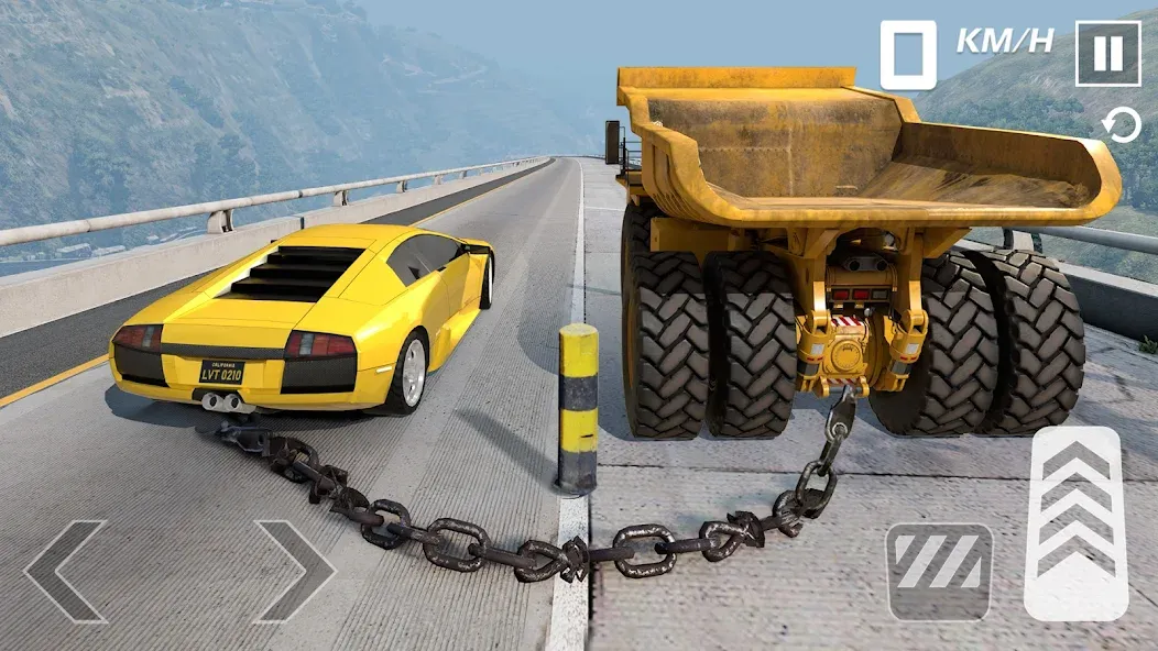 Взломанная Smashing Car Compilation Game на Андроид — Безлимитные деньги и все машины — скриншот 1