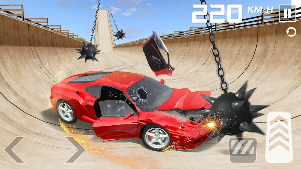 Взломанная Smashing Car Compilation Game на Андроид — Безлимитные деньги и все машины — скриншот 5