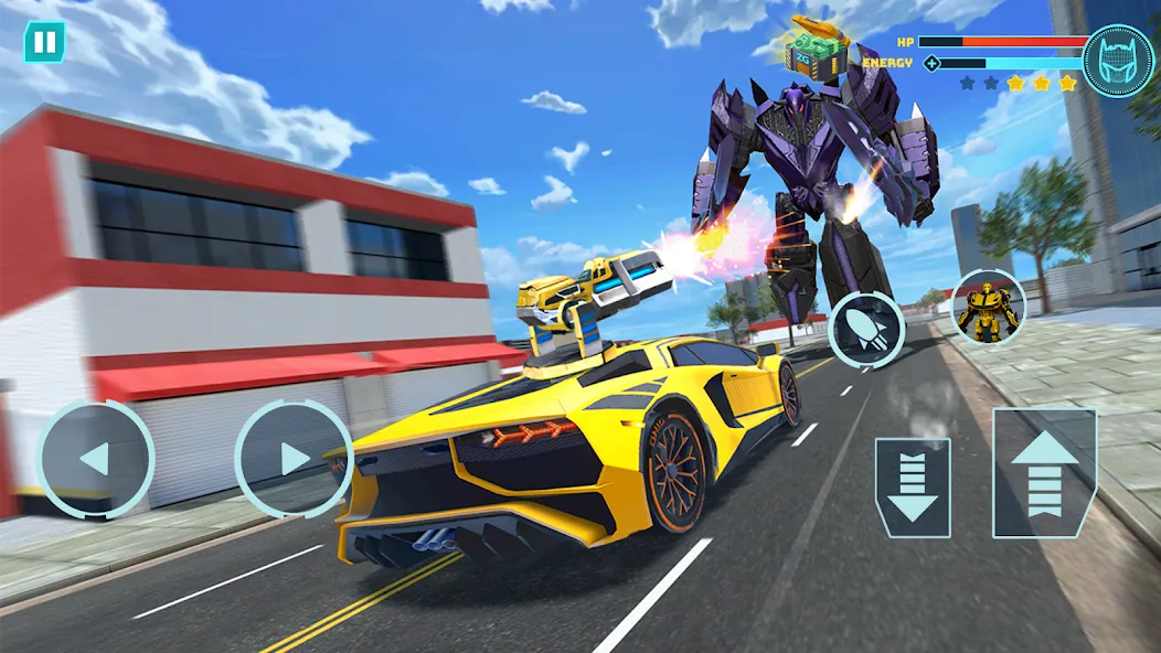 Скачать Robot Game: Transform & Fight — Последняя версия (Безлимитные деньги и мощные роботы) — скриншот 2