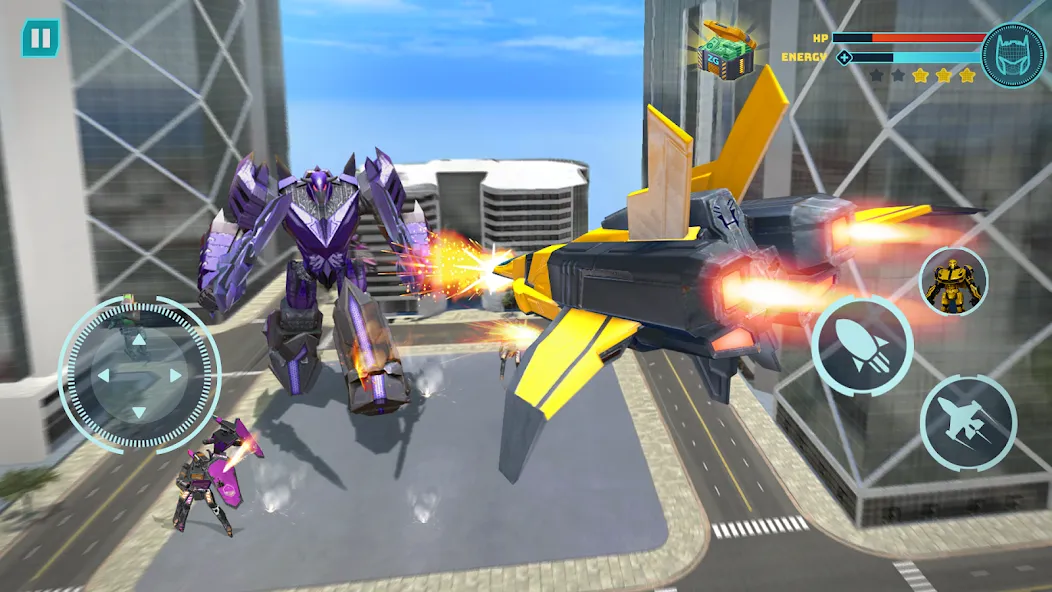 Скачать Robot Game: Transform & Fight — Последняя версия (Безлимитные деньги и мощные роботы) — скриншот 3