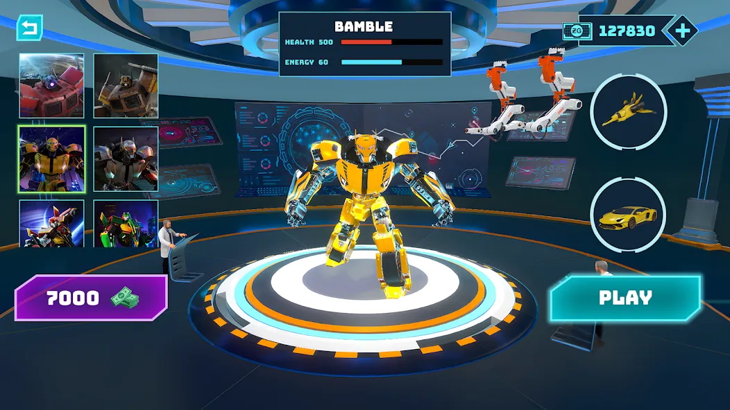 Скачать Robot Game: Transform & Fight — Последняя версия (Безлимитные деньги и мощные роботы) — скриншот 5