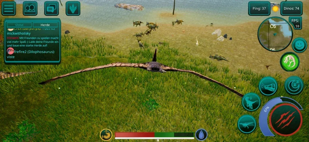 Скачать The Cursed Dinosaur Isle: Game на телефон — Бесконечные ресурсы и разблокированные динозавры — скриншот 4