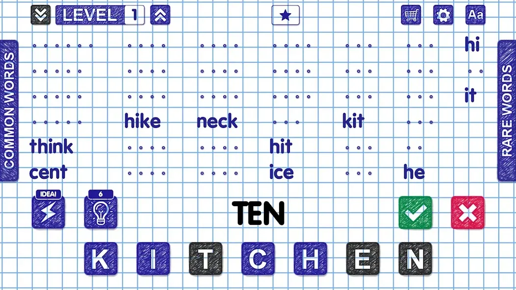 Скачать Word Games (Мод: Без рекламы и все уровни открыты) на Андроид — скриншот 3